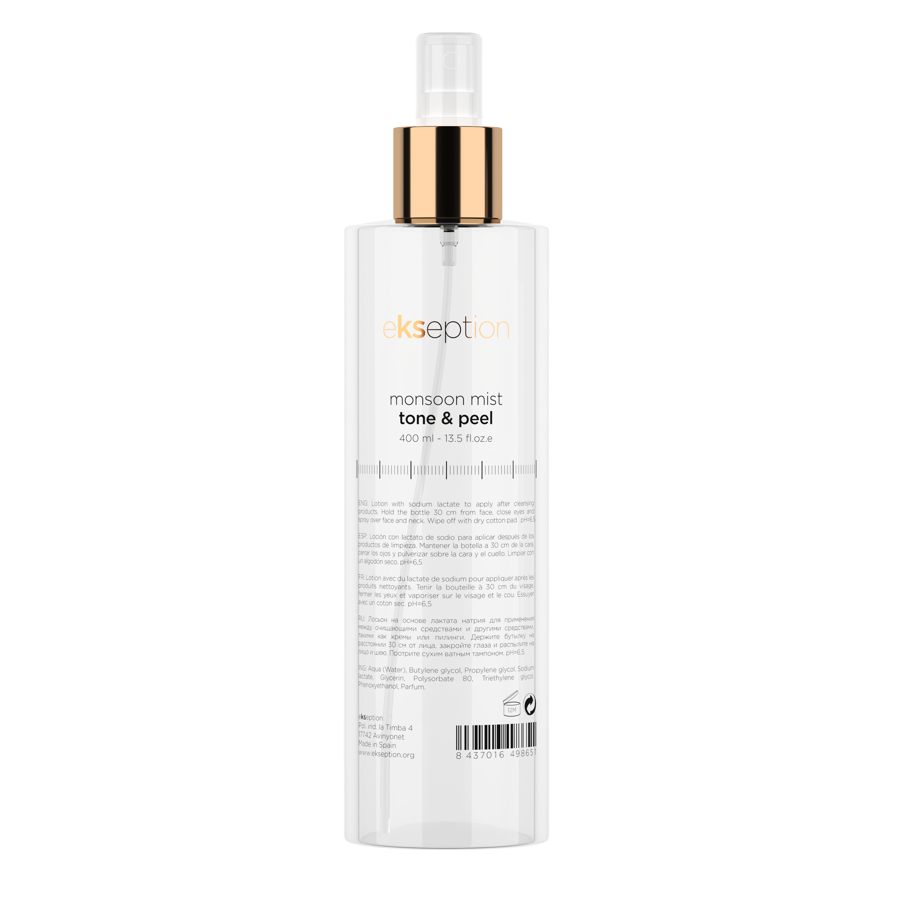 Ekseption Monsoon Mist Tone & Peel