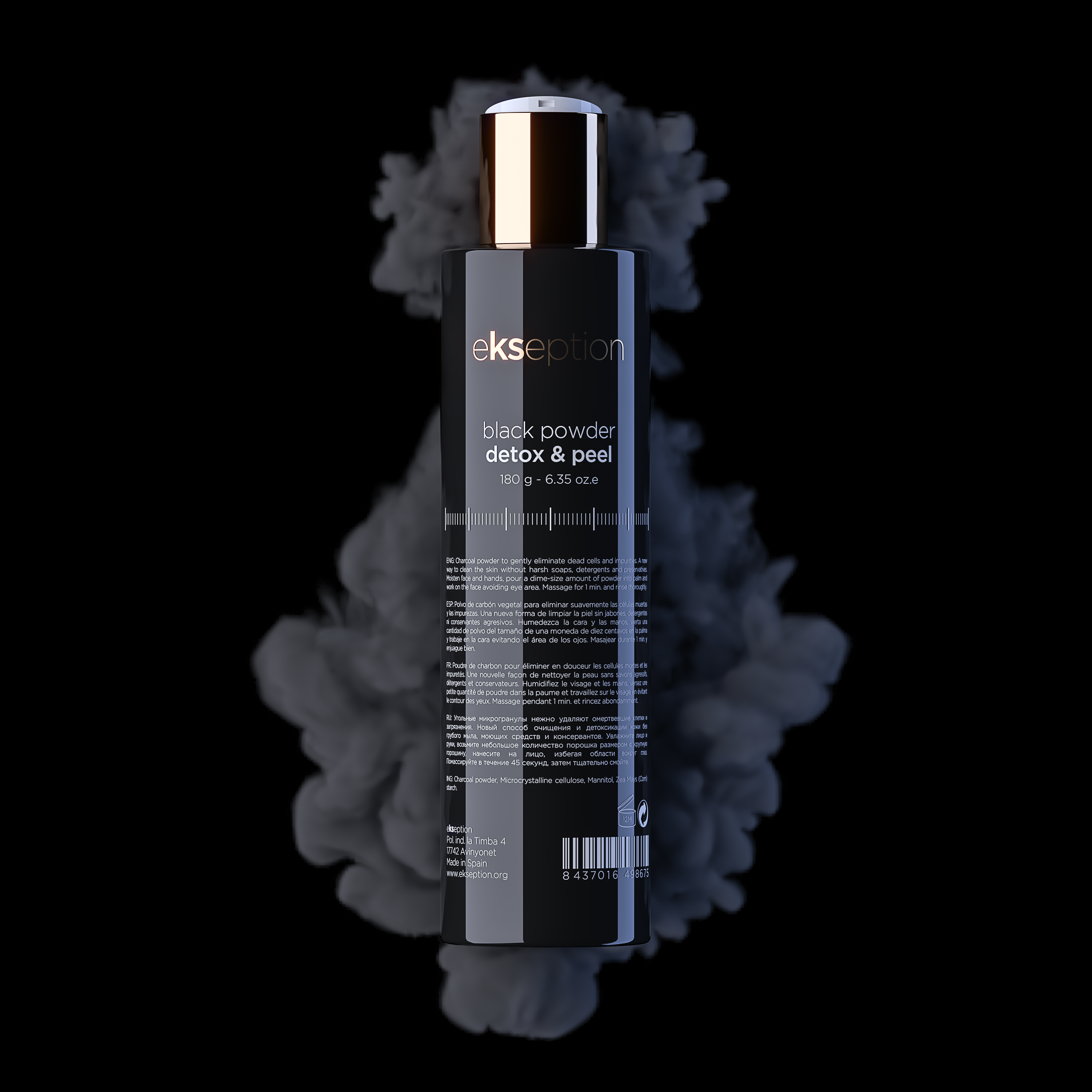 Ekseption Black Powder Cleanse and Peel