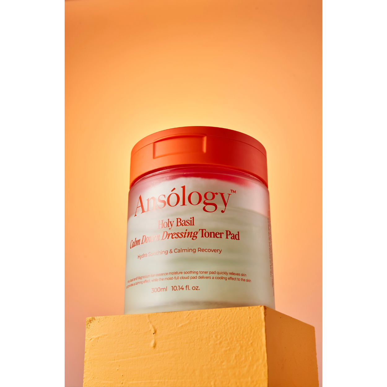 Ansology Holy Basil Calm Down Dressing Toner Pads