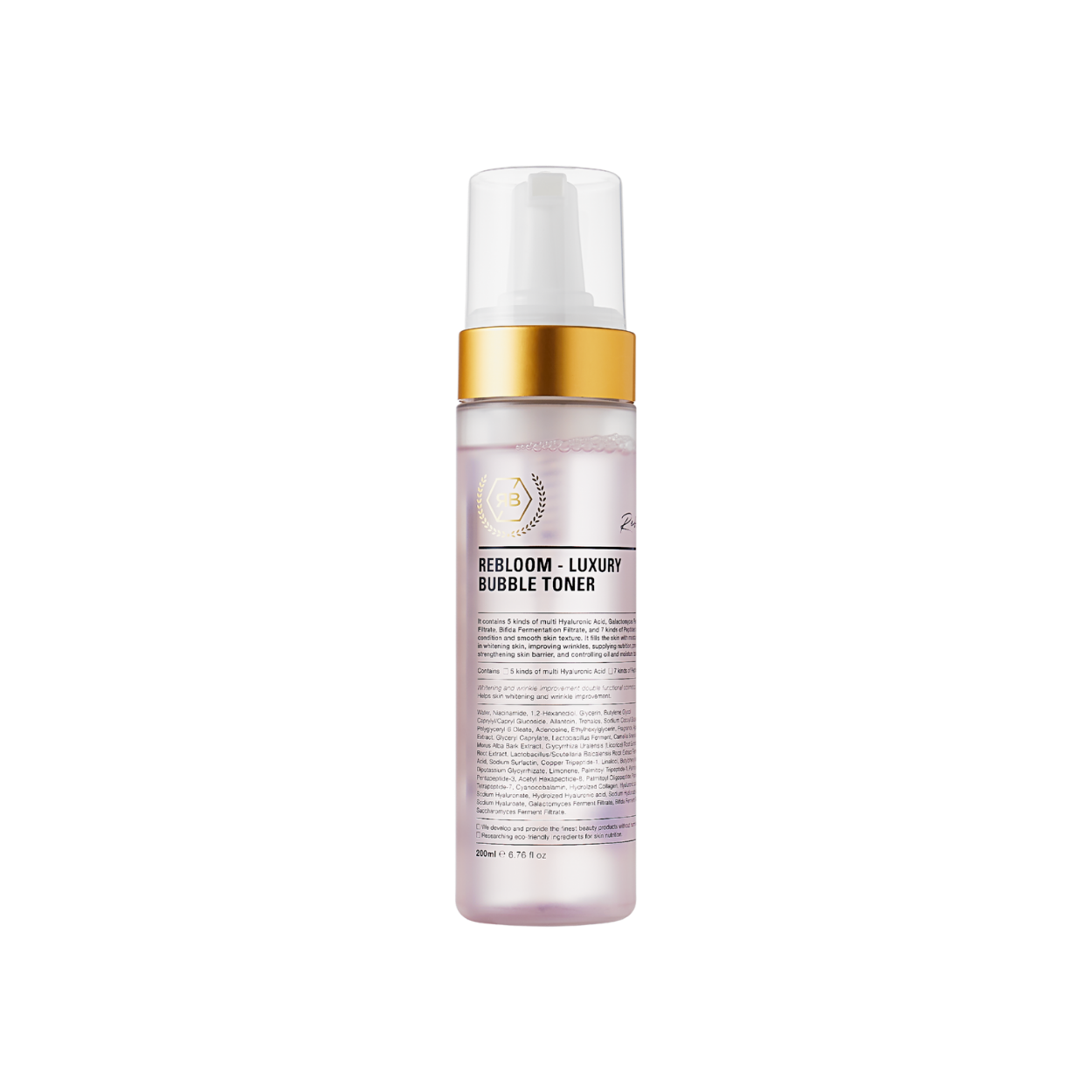 Rebloom Luxury Bubble Toner