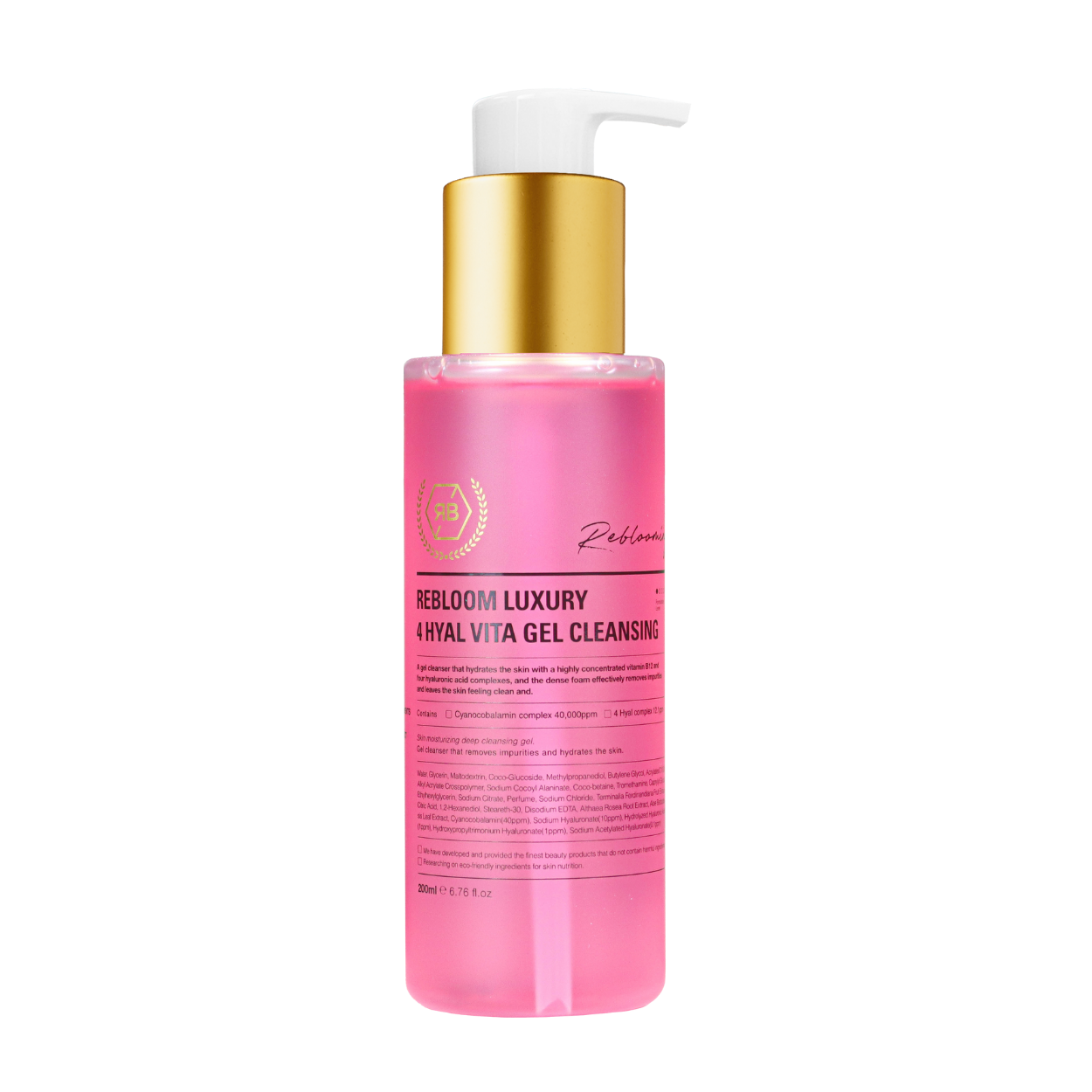 Rebloom Luxury 4 Hyal Vita Gel Cleansing